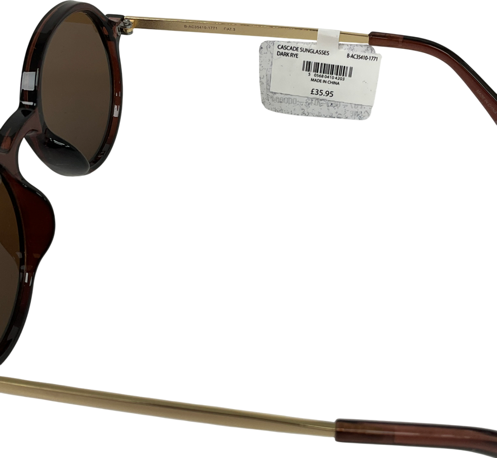 sea salt Brown Cascade Dark Rye Sunglasses