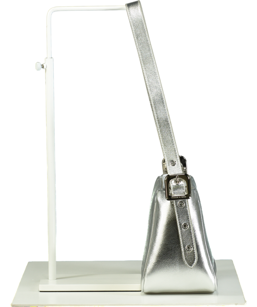 Charles & Keith Metallic Petra Boxy Bucket Bag