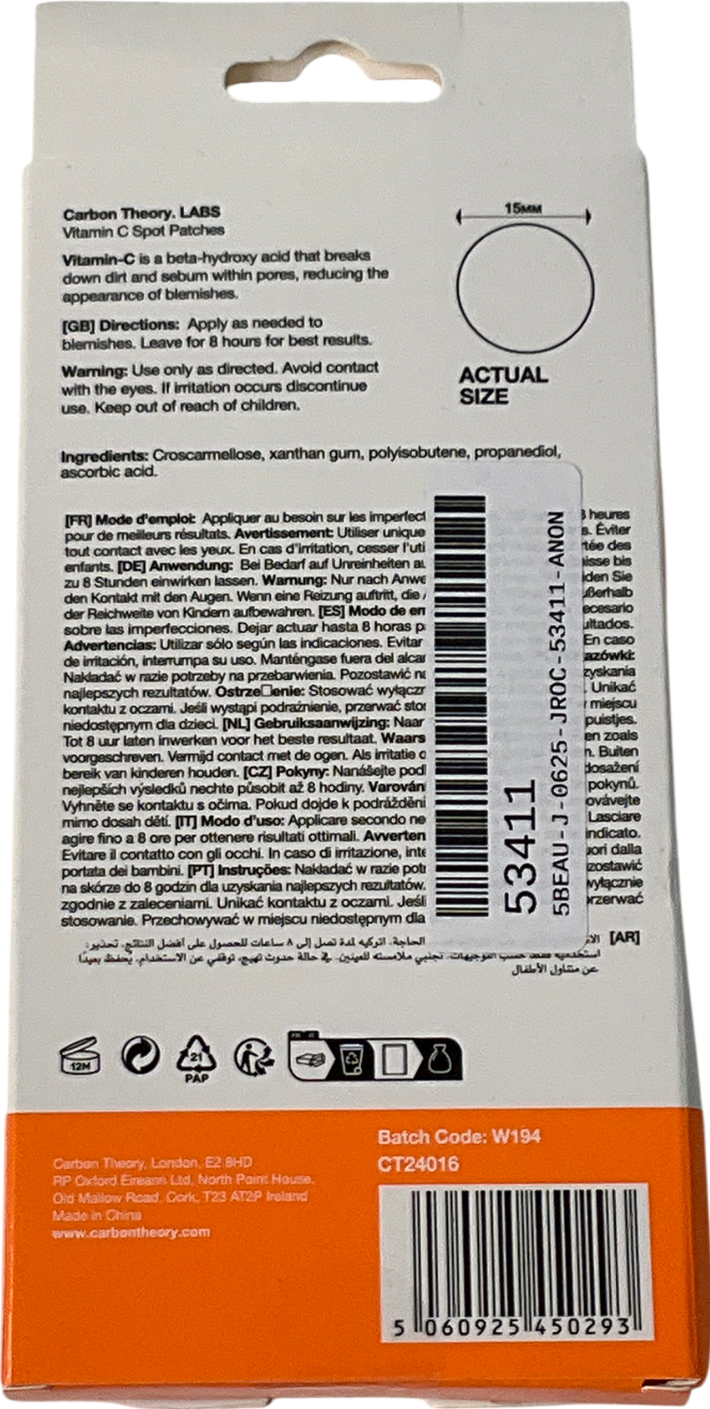 pow patch Vitamin C Spot Patches 20 patches