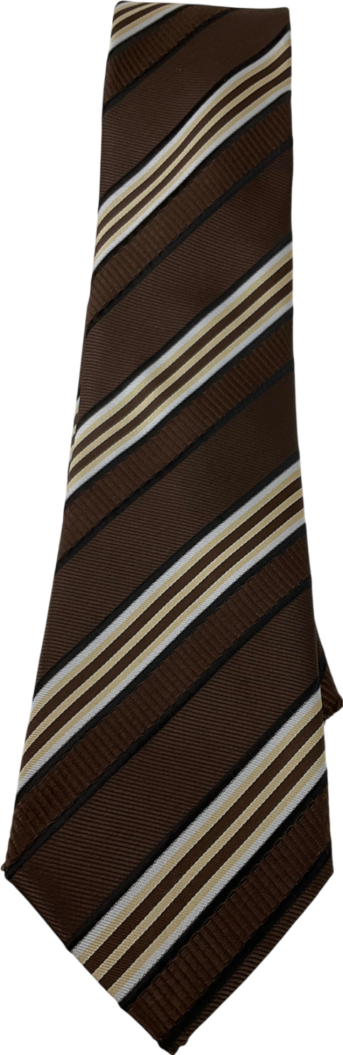 Brown Stripe Tie