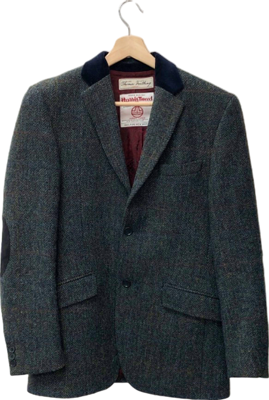 Thomas Farthing Grey Tweed Blazer UK 36L