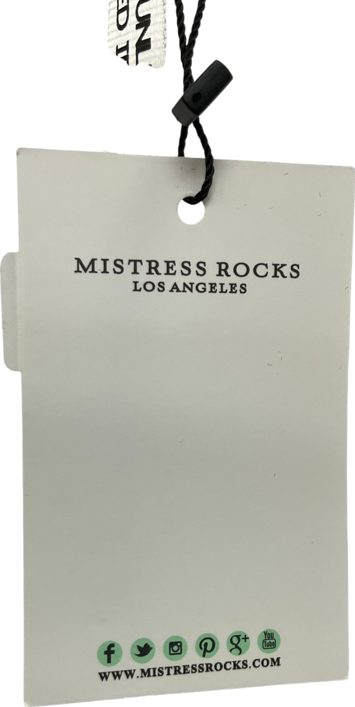 Mistress Rocks White Hazy Days Long Sleeve Top UK M