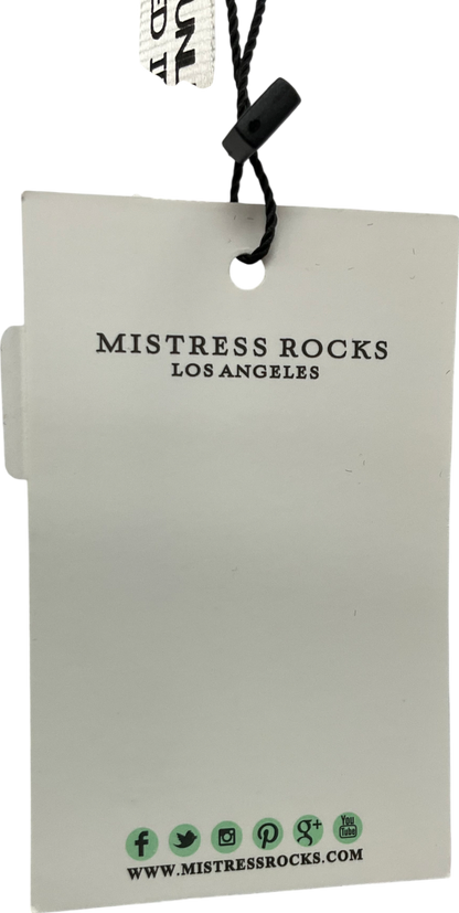 Mistress Rocks White Hazy Days Long Sleeve Top UK M