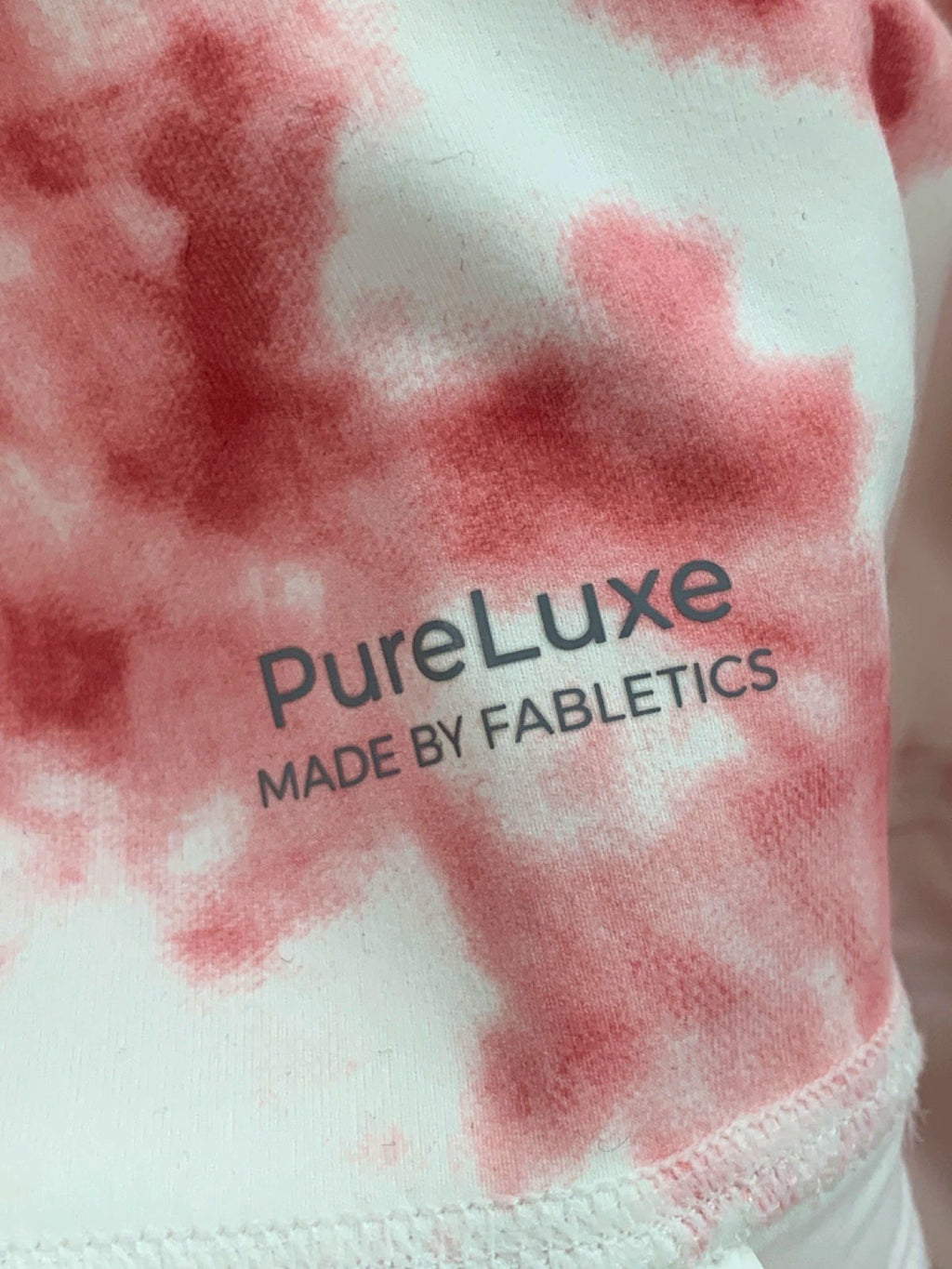 FABLETICS Pink Tie-Dye Oasis High-Waisted Twist Legging UK S