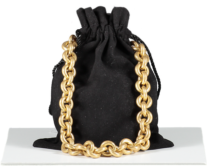 Anine Bing Metallic X Mvb - Chunky Gold Rope Link Necklace
