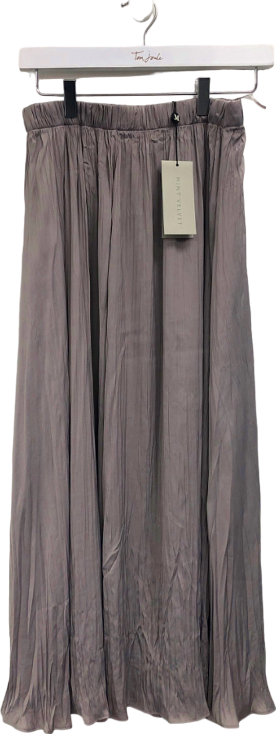Mint Velvet Grey Maxi Skirt UK S