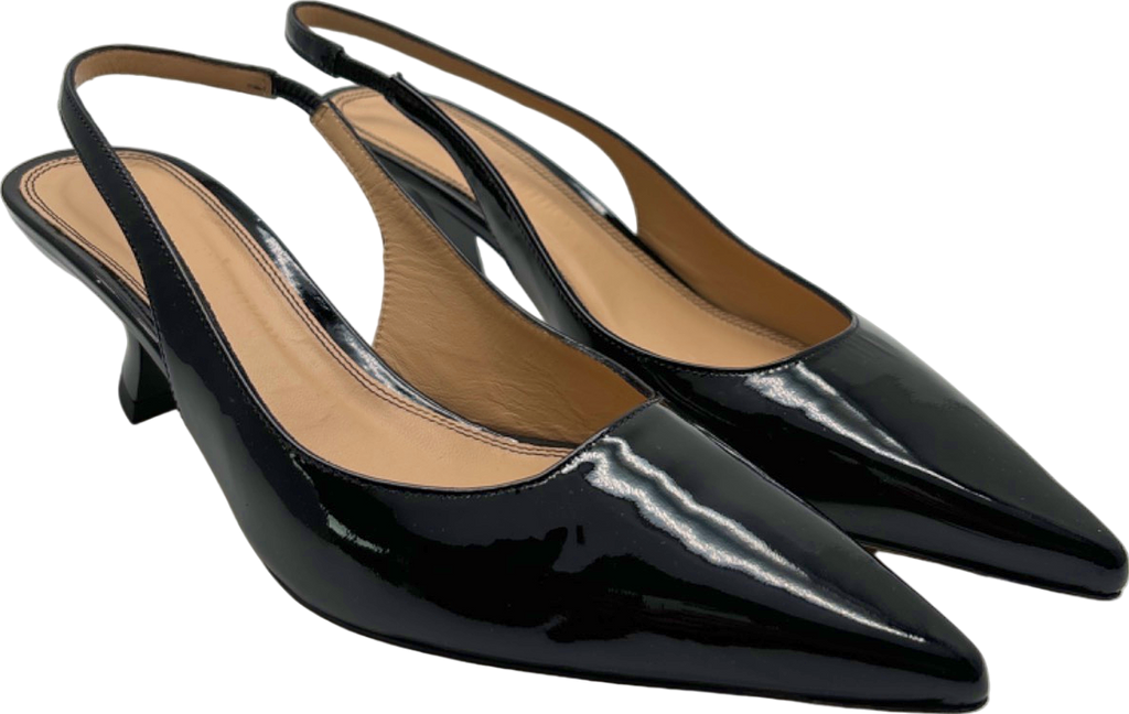 Russell & Bromley Black Slingback Heels UK 5