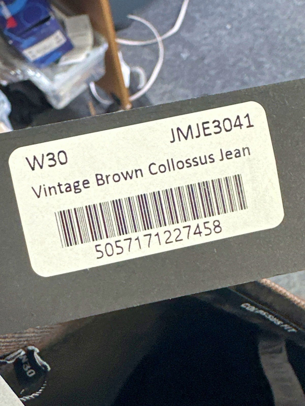 Jaded London Vintage Brown Collossus Jeans W30