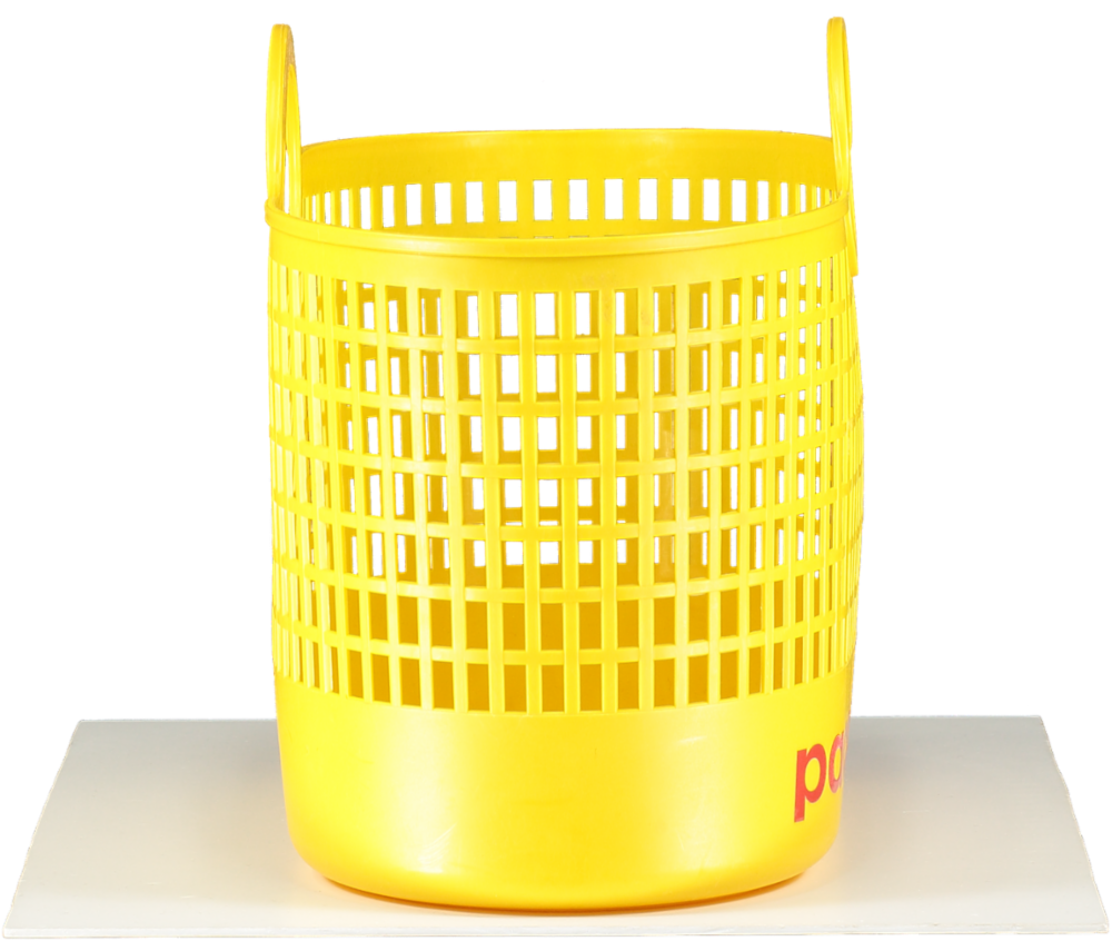 Paco Rabanne Yellow Plastic Basket Bag