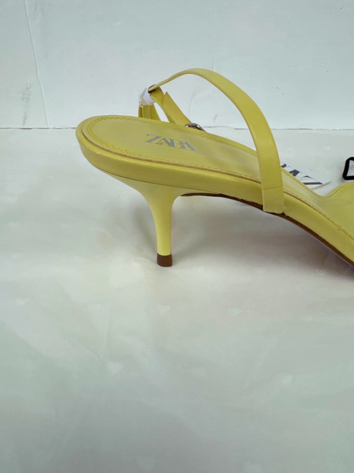 Zara Yellow Heeled Sandals EU 40