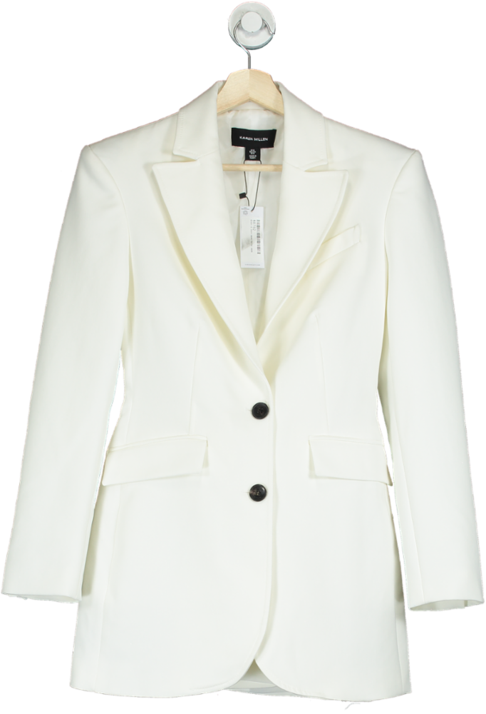 Karen Millen White Blazer UK 6