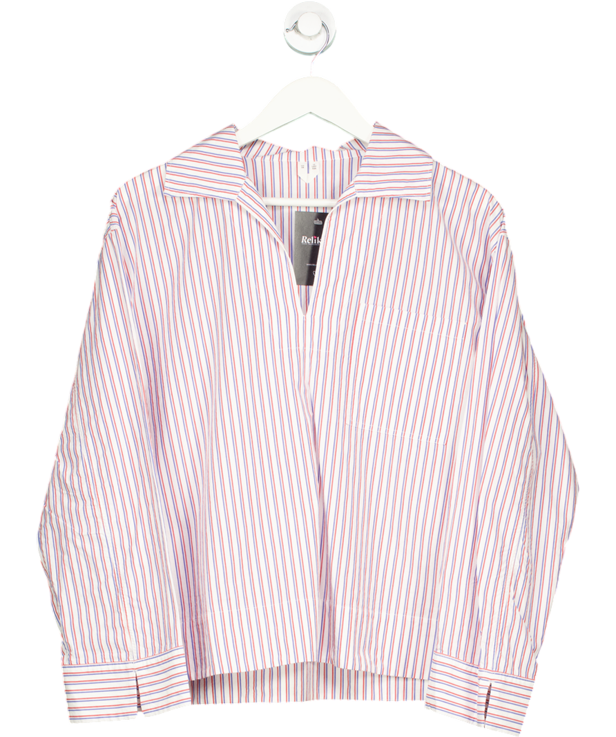 Arket Striped Sailor Cotton Shirt UK 10