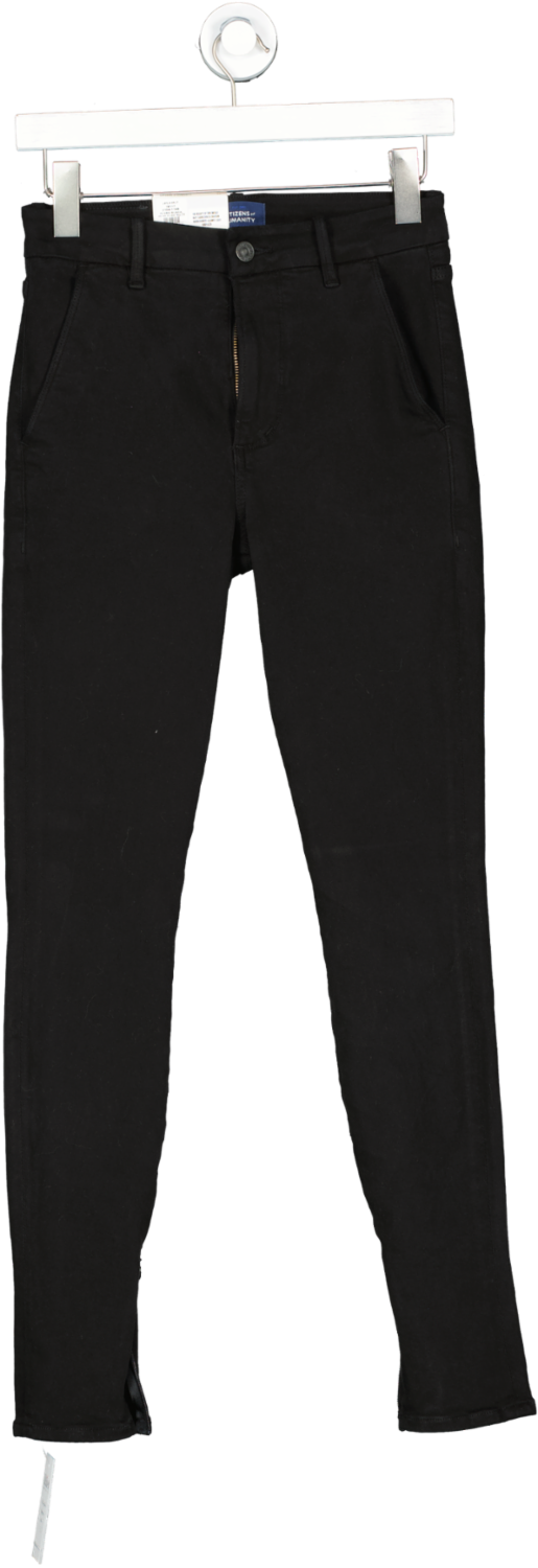 Citizens of Humanity Black Jayla Split Skinny Jeans W24