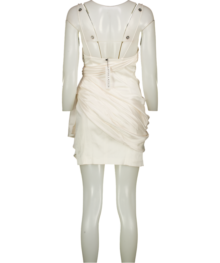ALICE & OLIVIA Off - White Svetlana Cami Dress Us2 UK 6