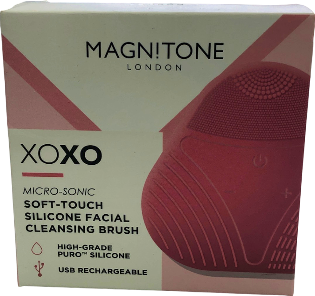 Magnitone XOXO Micro-Sonic Soft-Touch Silicone Facial Cleansing Brush