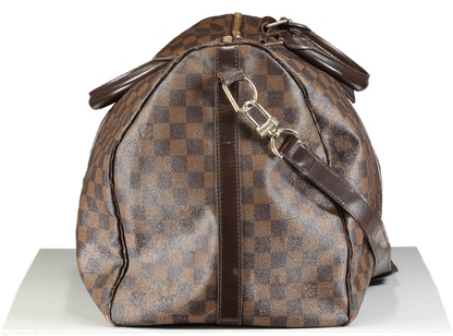 Louis Vuitton Brown Keepall Bandoulière 55 Weekend Bag