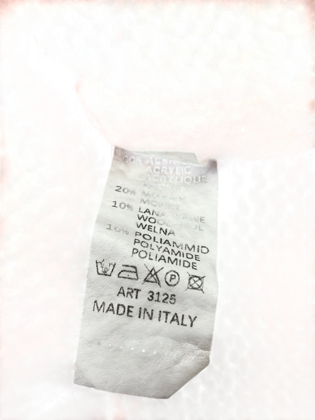 Glossy paris Light Pink Knitted Vest UK M