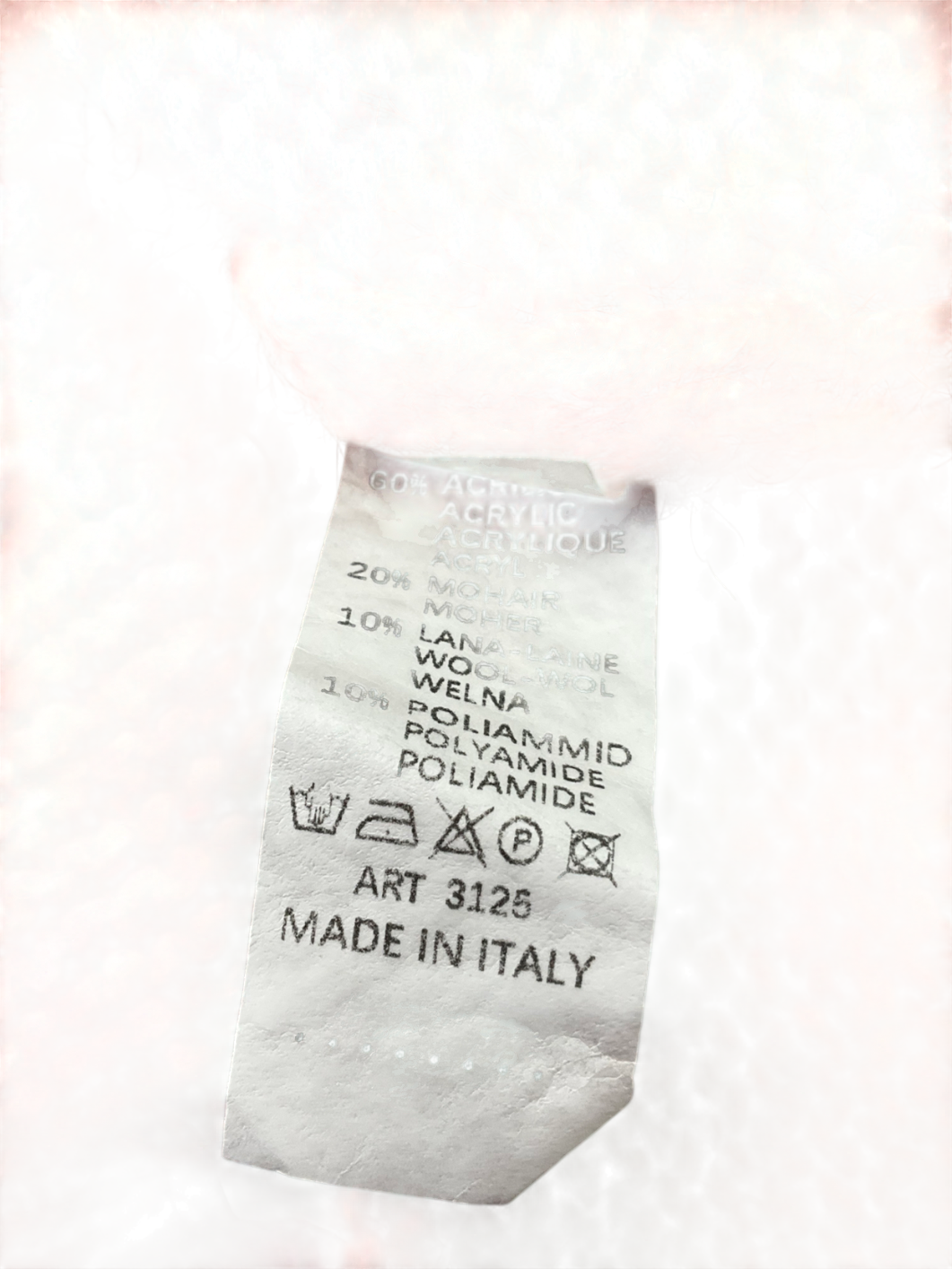 Glossy paris Light Pink Knitted Vest UK M