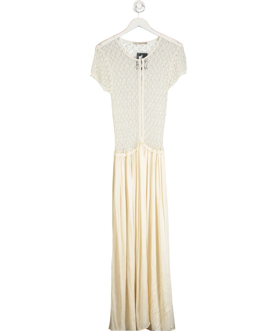BEC+ BRIDGE Cream Breeze Maxi Dress - Maxi Dress - Ivory UK M