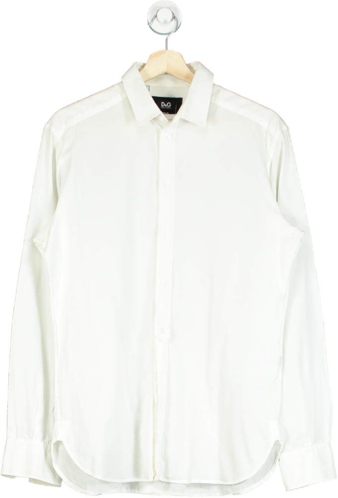 Dolce & Gabbana White Brad Shirt UK 41"