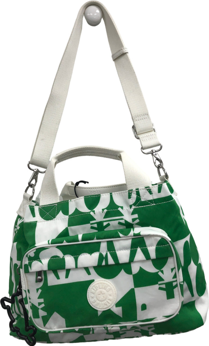 Kipling Green Medium Tote Bag