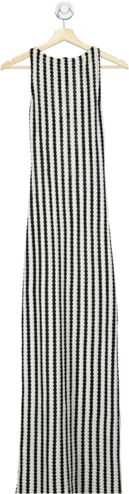 ASOS Black and White Striped Maxi Dress XS