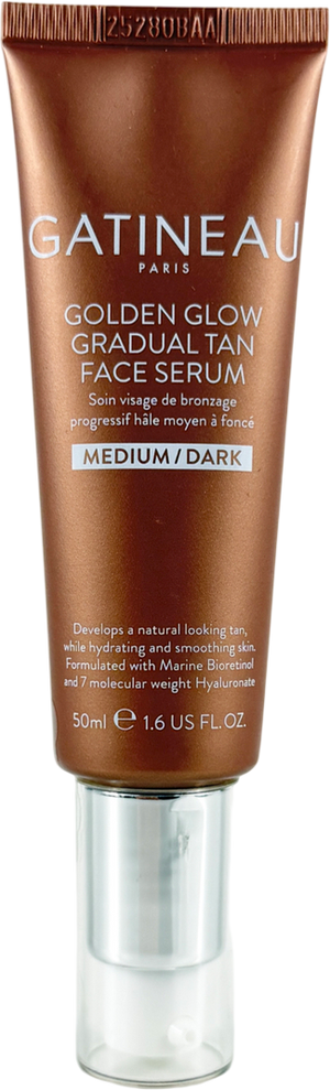 GATINEAU Golden Glow Gradual Tan Face Serum Medium/dark 50ml