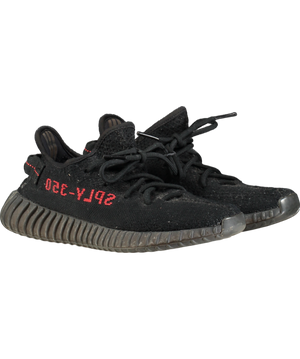 adidas YEEZY Black Boost 350 V2 Black/red Bred UK 6.5 EU 39.5