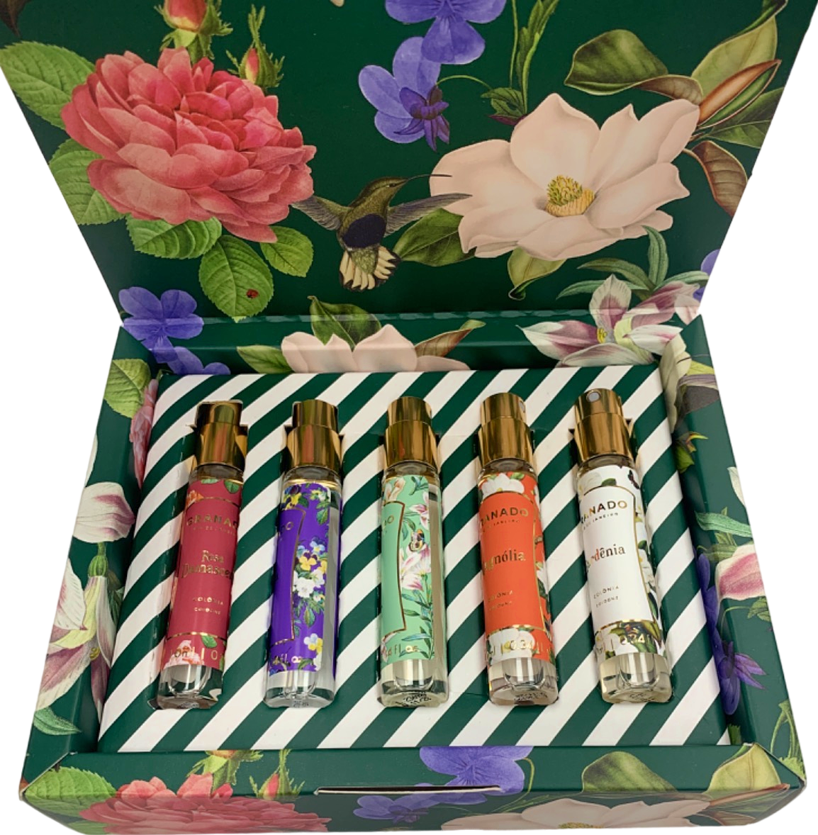 Granado Discovery Set - Coleção Florais Rosa Damascena, Violeta, Lírio, Magnólia, Gardênia 10ml