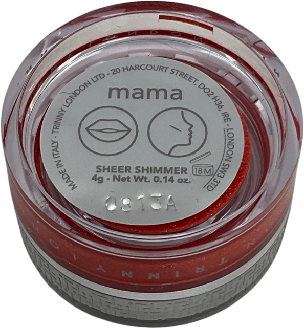 Trinny London Lip + Cheek Sheer Shimmer - Mama - Opalescent Red Shimmer 4g