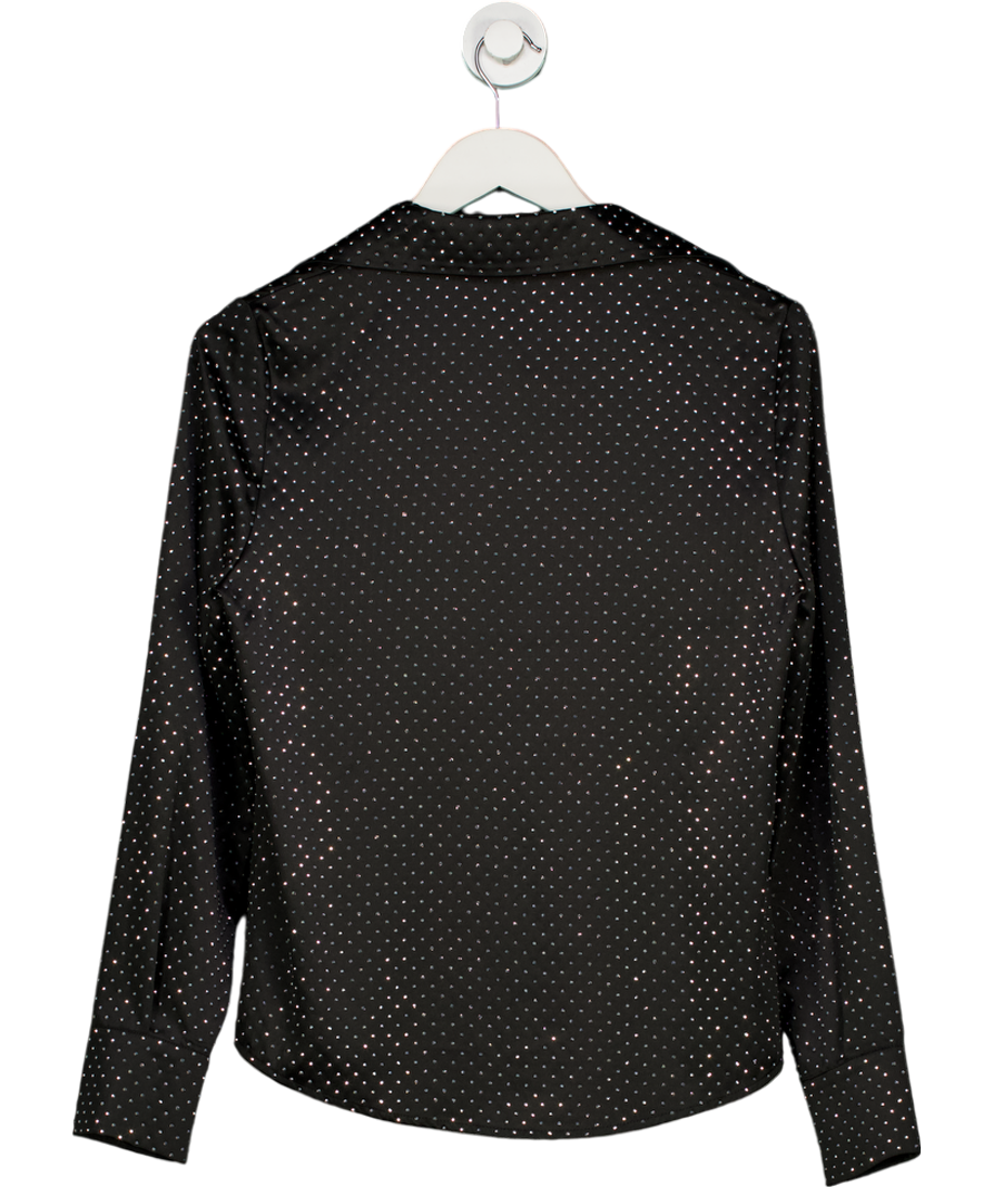 Nadine Merabi Black Kira Shirt UK S