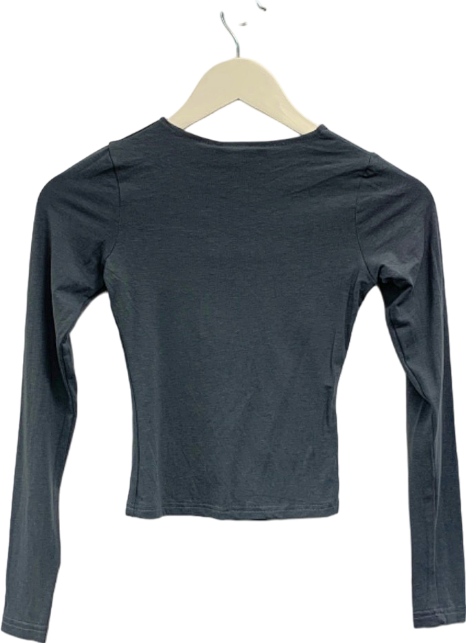 Rendal Grey Long Sleeve Top XS