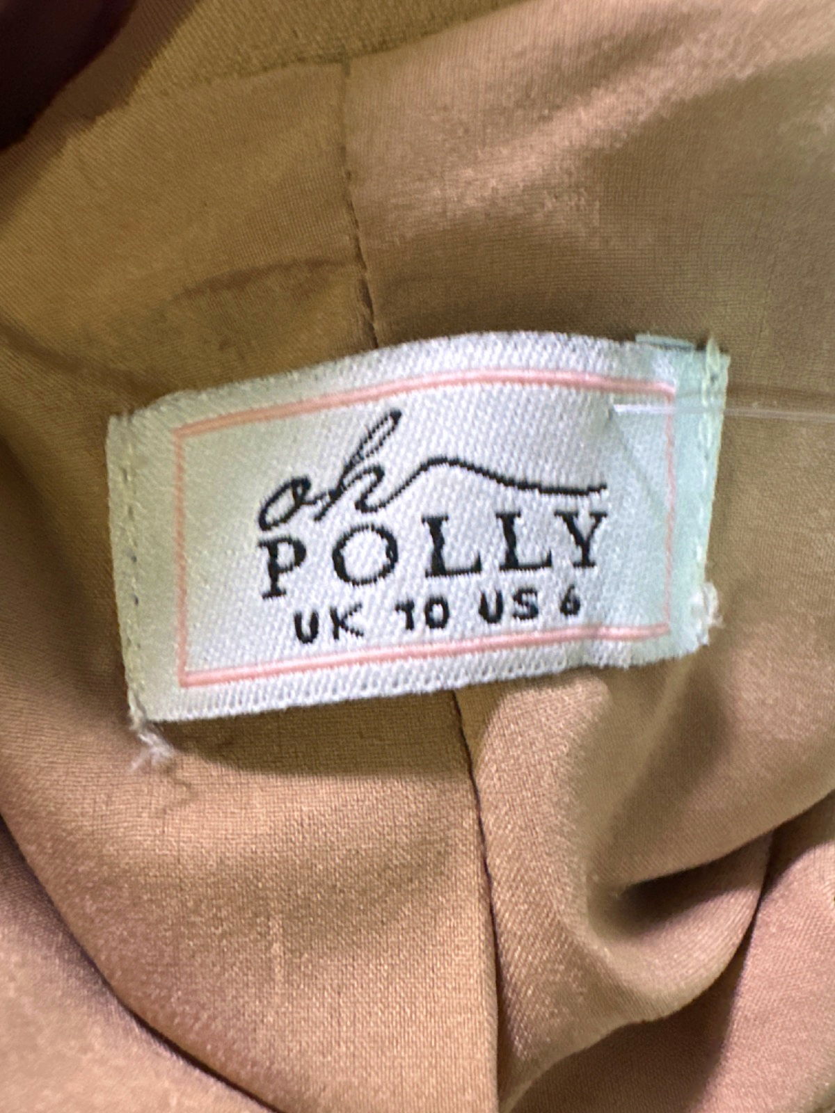 Oh Polly Beige Blazer UK 10