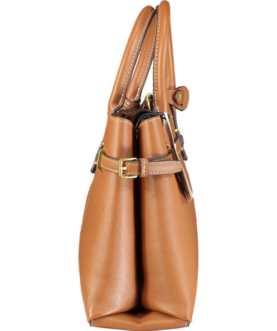 Mango Brown Medium Crossbody Grab Bag