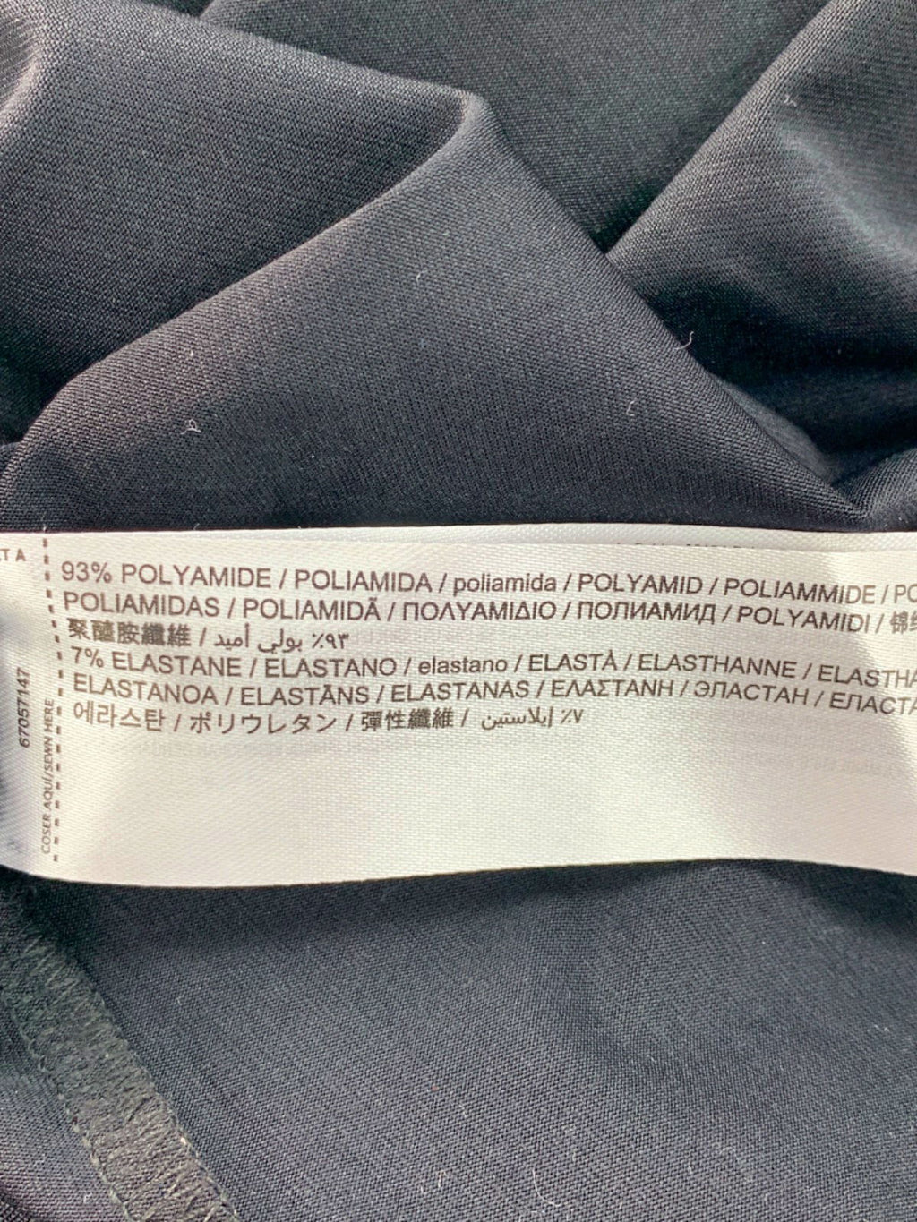 Mango Black Strappy Midi Dress UK M