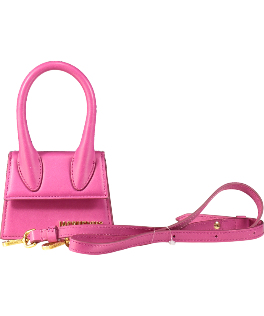 JACQUEMUS Pink Le Chiquito Leather Tote Bag