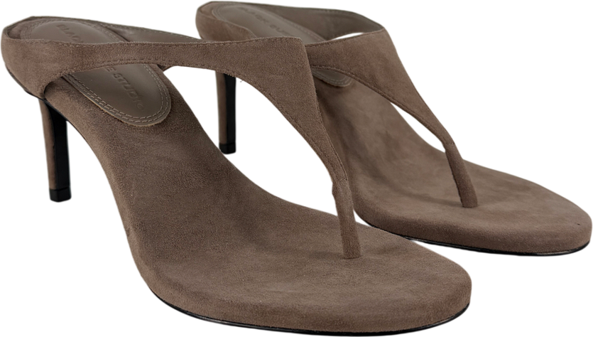 BLACK SUEDE STUDIO Brown Laurel 65 Mule UK 4.5 EU 37.5 👠