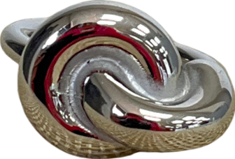 Metallic Donut Link Ring - Size O