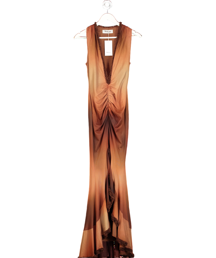 Melrose Haus Brown Palma Dress UK S