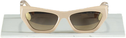 Ralph Lauren Nude / Gold Kiera Logo Arm Sunglasses