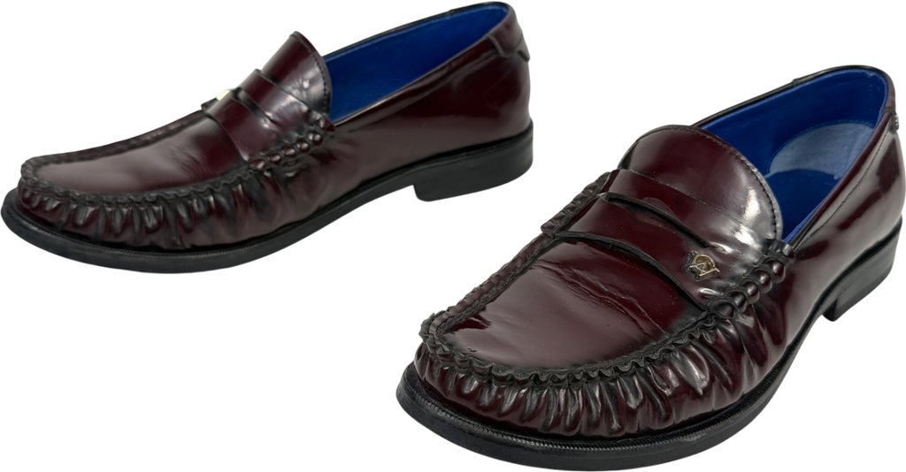 Manc Red Burgundy Loafer UK 6 EU 39 👠