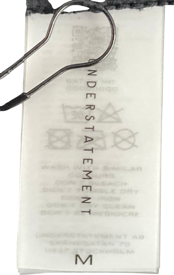 understatement Black Micro Period Highwaist Briefs UK M