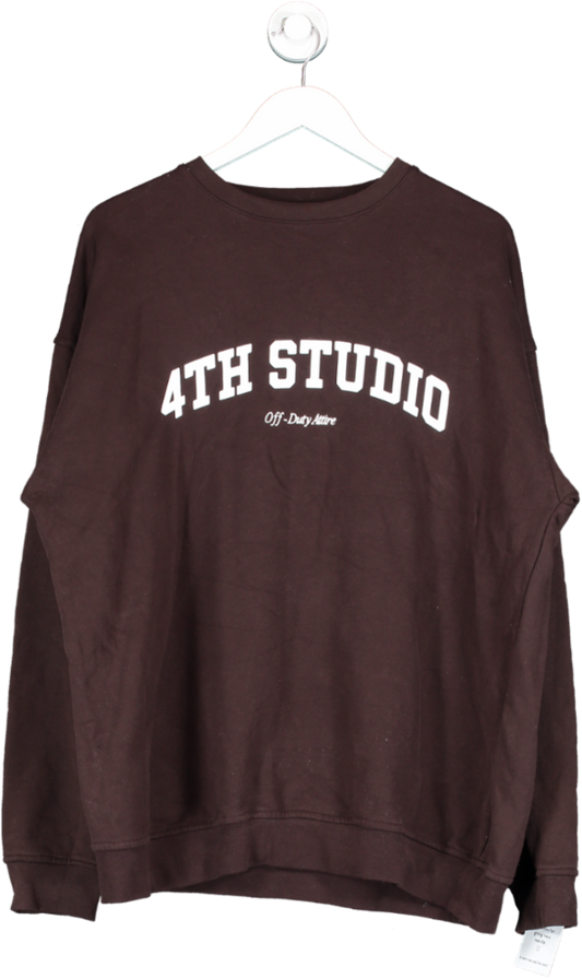 4th & Reckless Brown Fourth Studio Applique Sweatshirt – Dianna UK M