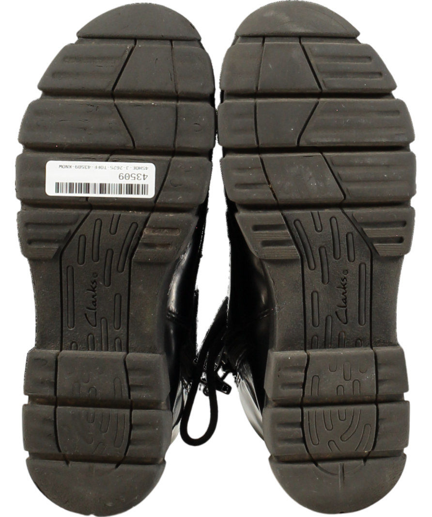 Clarks Black Evyn Leather Ankle Boots UK 3.5 EU 36.5 👠