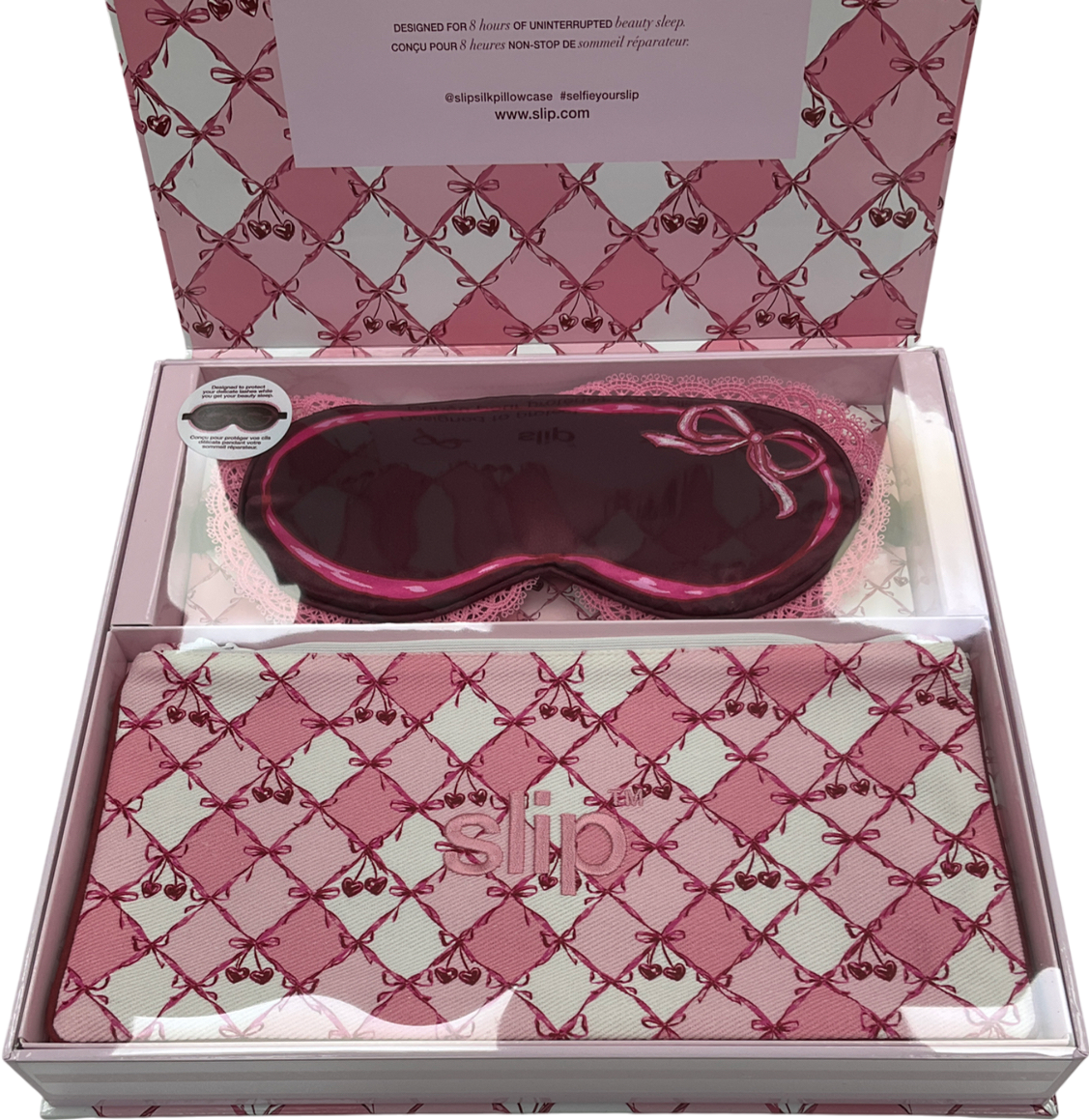 Slip Cutie Pie Lovely Lashes Gift Set Pink