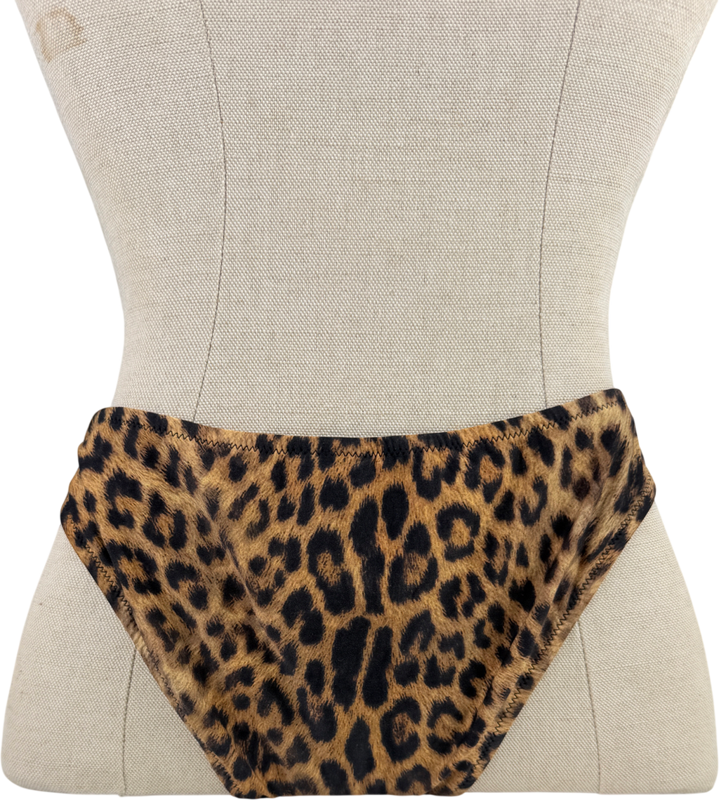 Melissa Odabash Brown Prague Leopard-print Bikini Briefs UK 10