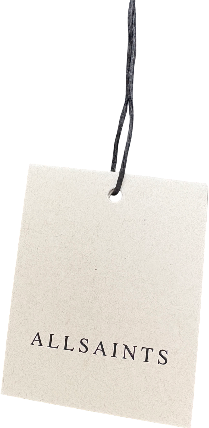 AllSaints Grey Daisy Barrel Leg Jeans UK 12