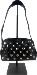 ASOS Black Shoulder Bag With Mixed Stud Detail
