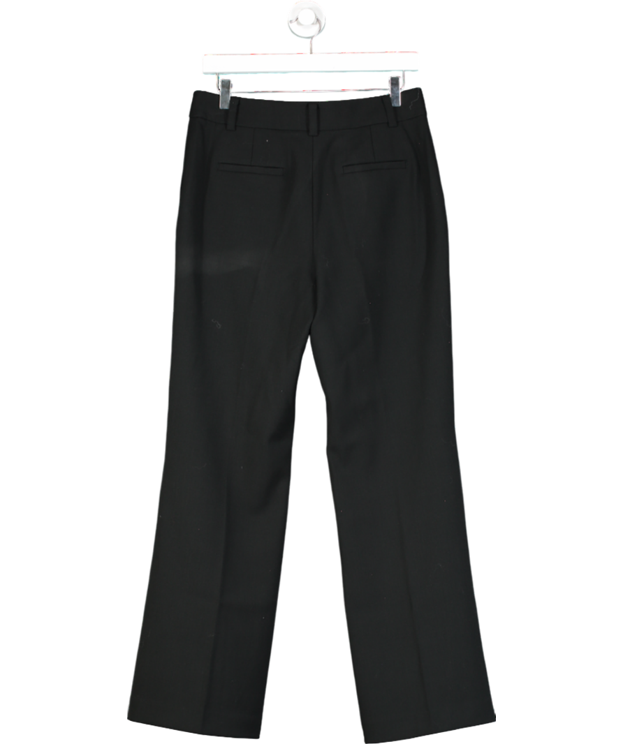 M&S X Bella Freud Black Wool-rich Trousers UK 10