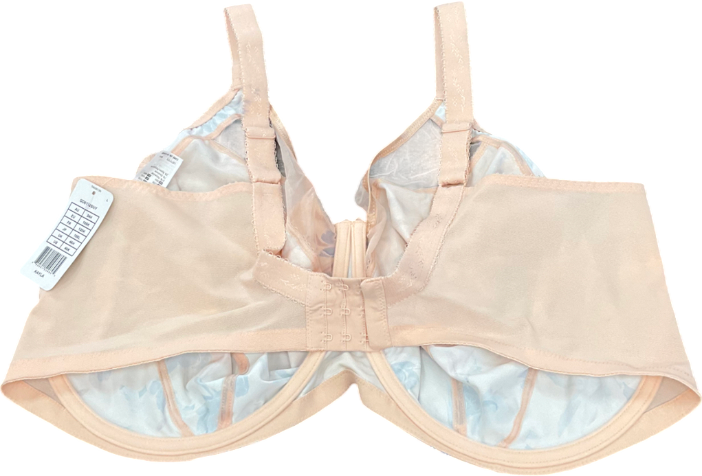 Goddess Pink Kayla Floral Print Underwired Bra UK 48H